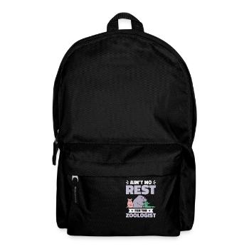 Zoologe Zootierhaltung Wildtiere Natur Zoologie - Rucksack - Schwarz - Vorne