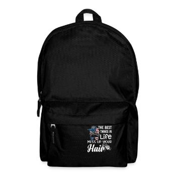 Frauen Quad Biker Motorradcross Motorradfahrer Ges - Rucksack - Schwarz - Vorne