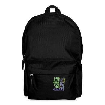Lustiger Zombie will Menschenfleisch Halloween - Rucksack - Schwarz - Vorne