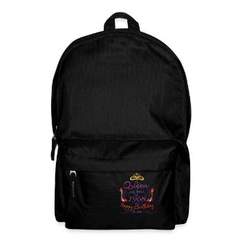A Queen Was Born In 1968 - 54 Years Old Birthday - Backpack - black - Front