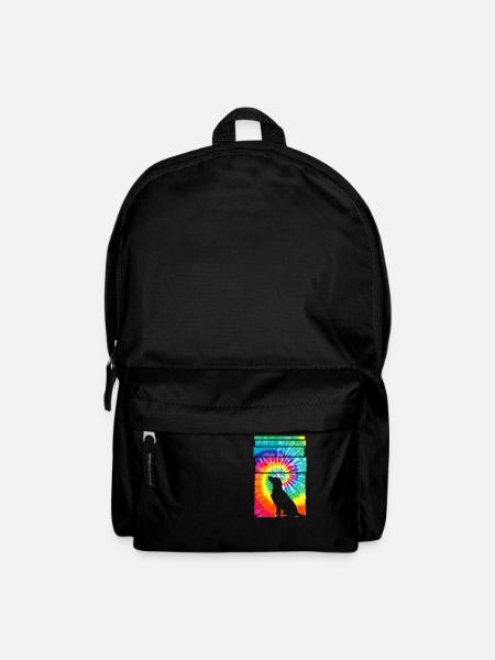 Dog Hippie Tie Dye - Backpack - black
