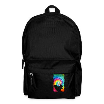 Eichhörnchen Hippie Tie Dye - Rucksack - Schwarz - Vorne