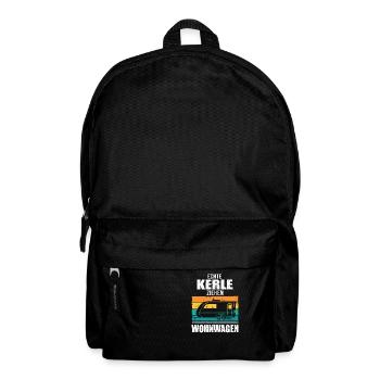 Wohnmobil Camping Zubehör - Rucksack - Schwarz - Vorne