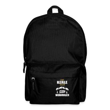 Wohnmobil Camping Zubehör - Rucksack - Schwarz - Vorne