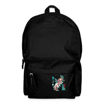 Gamesolotl Axolotl Gamer Molche Gamerin Gaming - Rucksack - Schwarz - Vorne