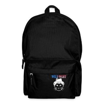 Wild West Cowboy Western Texas Rodeo Meow - Backpack - black - Front
