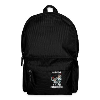 Ritter Kleiner Bruder - Ich bin der kleine Bruder - Rucksack - Schwarz - Vorne