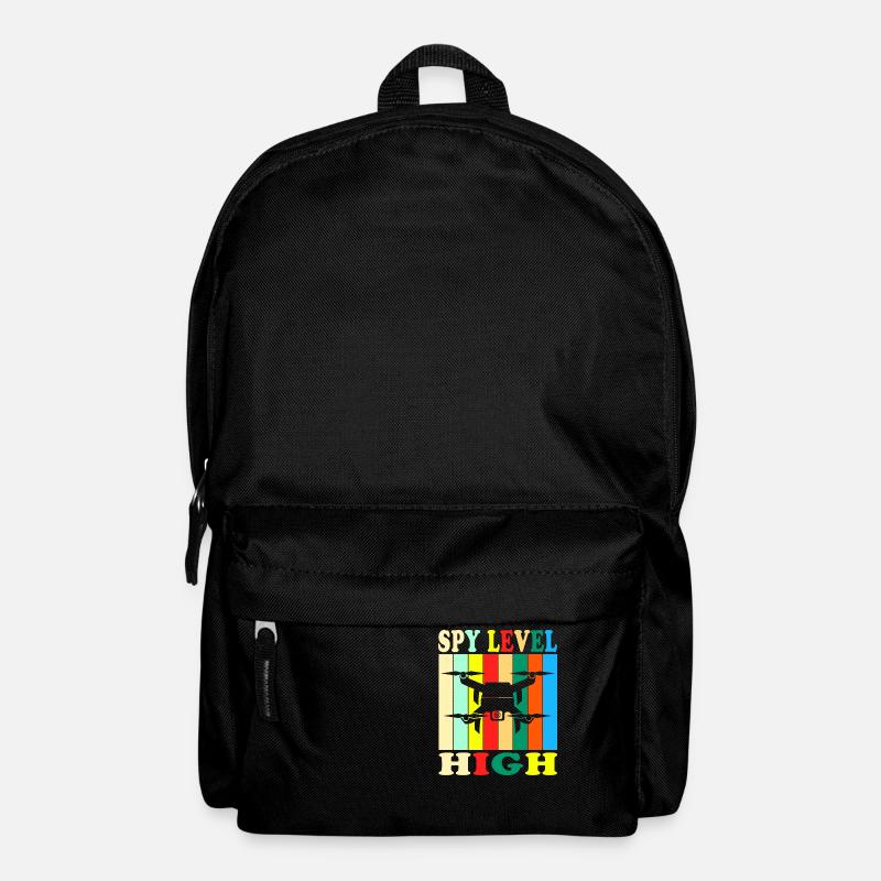 Spy Level High Spionage-modus Auf Versteckter - Rucksack - Schwarz
