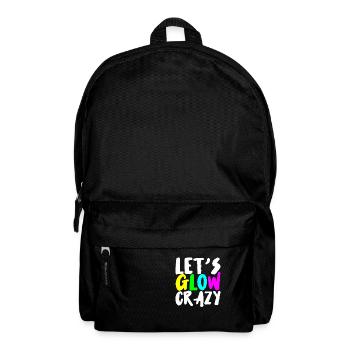 Let's Glow Crazy 3 - Backpack - black - Front