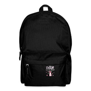 Dirndl Tracht | Mei Dirndl is in da - Rucksack - Schwarz - Vorne