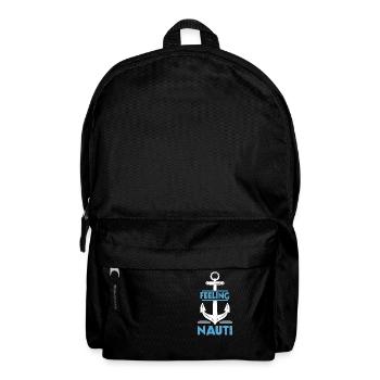 Nauti Bateau Nautique Marin Voile Capitaine Ancre - Sac à dos - noir - Devant