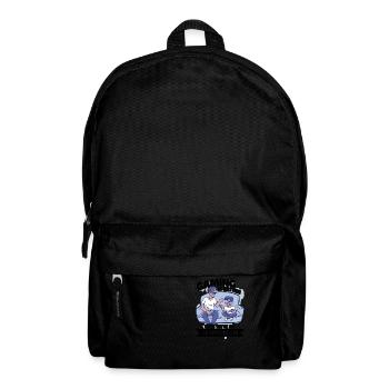 Father Papa Son Child Father's Day Gift - Backpack - black - Front