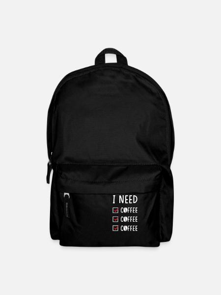Coffee Coffee Coffee - Backpack - black