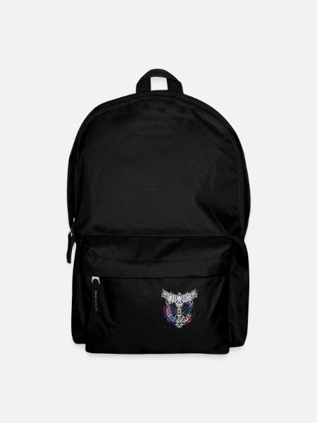 Thor Hammer Rabe Mjölnir Runen Wikinger Galaxie - Rucksack - Schwarz