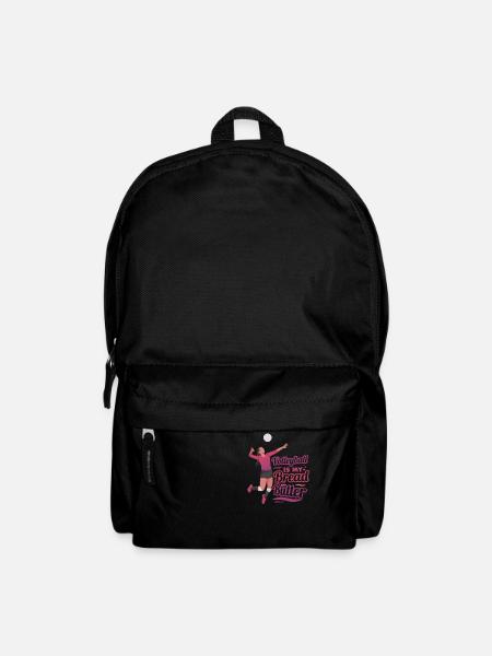 Volleyball Beachvolleyball Geschenk Strand - Rucksack - Schwarz