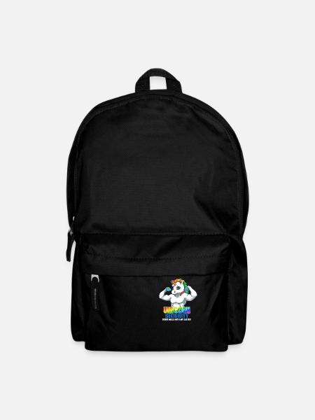Einhorn Bruder Bodybuilding - Lustiger großer - Rucksack - Schwarz