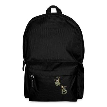 Fahrrad Portal Teleporter Beamer - Rucksack - Schwarz - Vorne