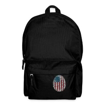 Amerikanischer Flagge USA United States Of America - Rucksack - Schwarz - Vorne