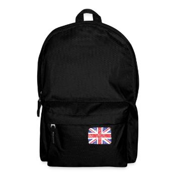 Großbritannien, britische Flagge, Flagge des Vereinigten Königreichs, - Rucksack - Schwarz - Vorne