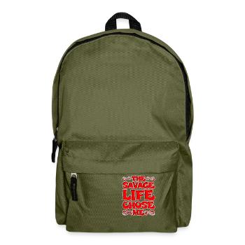 La vie sauvage m’a choisi 11 - Sac à dos - vert olive - Devant