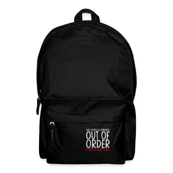This Mom Is Currently Out Of Order 3 - Rucksack - Schwarz - Vorne