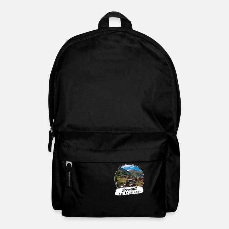 Zermatt Schweiz Souvenir - Rucksack - Schwarz