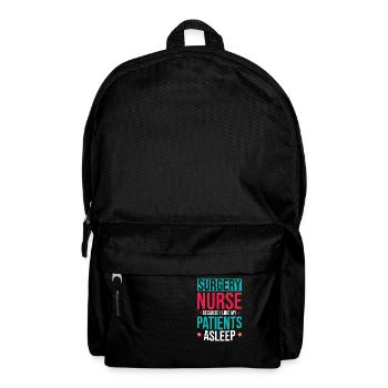 Nurse Surgery Surgery Nurse - Backpack - black - Front