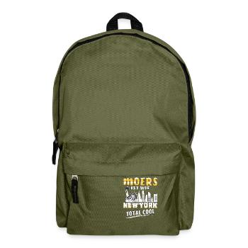 MOERS IST WIE NEW YORK - Rucksack - Olivgrün - Vorne