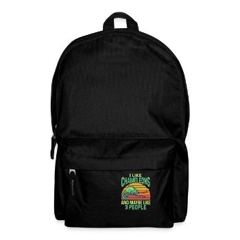 Herpétologiste des reptiles lézards caméléons - Sac à dos - noir - Devant