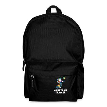 Volleyball Trainer - Niedliches Volleyball Einhorn - Rucksack - Schwarz - Vorne