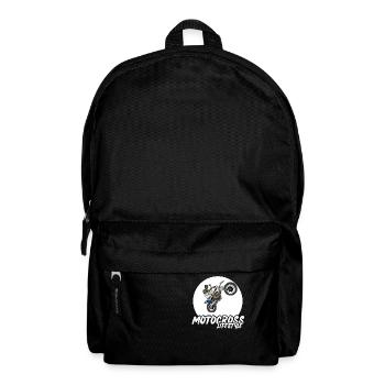 Motocross / Enduro / Freestyle mx / Dirtbike retro - Rucksack - Schwarz - Vorne