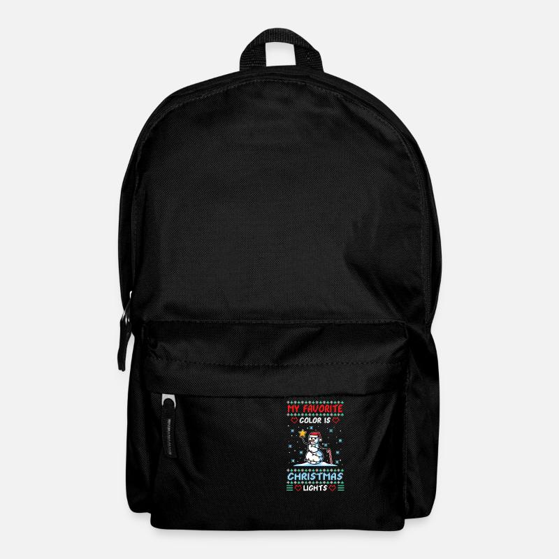 My favorite color is christmas lights - Rucksack - Schwarz