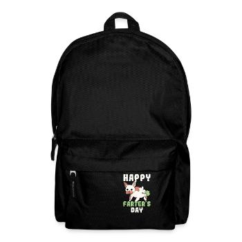 Happy Farter's Day Ugly Farting Bull Dog Pug - Rucksack - Schwarz - Vorne