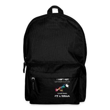 poulet pet cadeaux humour je ne pète pas je chuchote - Sac à dos - noir - Devant