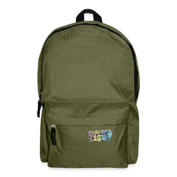 Awesome since 1987 Graffiti Motiv - Rucksack - Olivgrün - Vorne