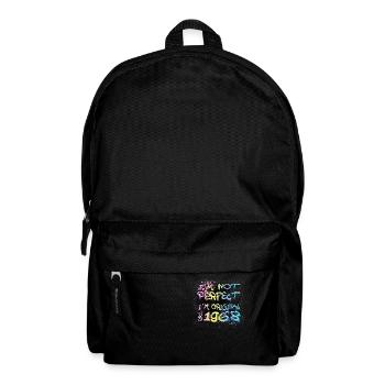 Je ne suis pas parfait, je suis original depuis 1968 Graffiti - Sac à dos - noir - Devant