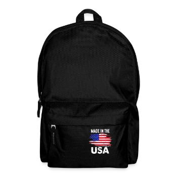 Fabriqué aux États-Unis Rétro Vintage Patriotic T-Shirt - Sac à dos - noir - Devant