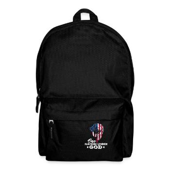 Une nation sous GOD Designs américains impressionnants - Sac à dos - noir - Devant