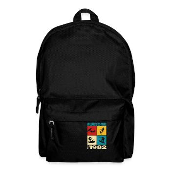 Awesome since 1982. Wakeboard Lifestyle - Rucksack - Schwarz - Vorne