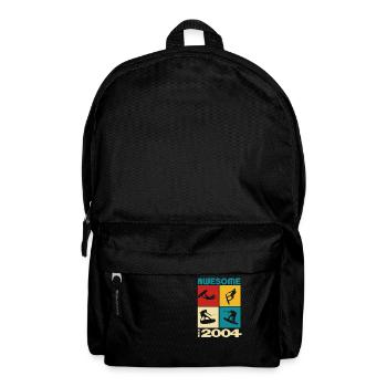 Awesome since 2004. Wakeboard Lifestyle - Rucksack - Schwarz - Vorne