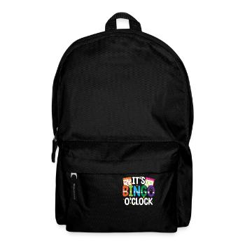 Bingo Caller It's Bingo O Clock Funny Bingo - Backpack - black - Front