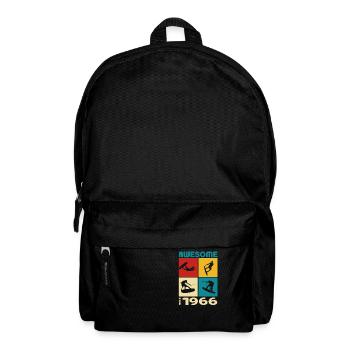 Awesome since 1966. Wakeboard Lifestyle - Rucksack - Schwarz - Vorne