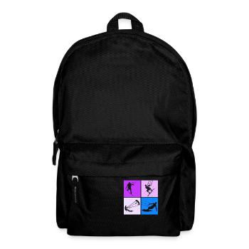 Kite Surf, Kite Board, Lifestyle Vintage Design - Sac à dos - noir - Devant