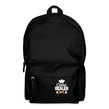 Cake Dealer Baking Cake Cookie Pastry - Backpack - black - Front