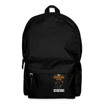 Kriminologie Student - Rucksack - Schwarz - Vorne