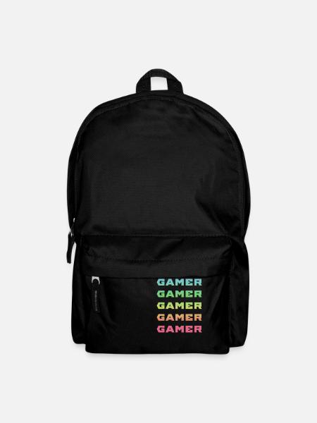 GAMER GAMER GAMER GAMER GAMER - Backpack - black