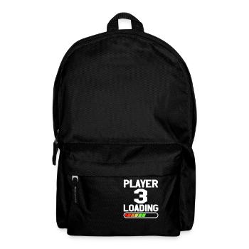 Player 3 Store New Gaming Father Baby - Backpack - black - Front