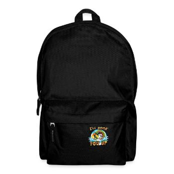 I`ll hook you up. Angel, Angler - Rucksack - Schwarz - Vorne