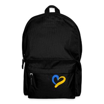 Stand with Ukraine Peace No War - Rucksack - Schwarz - Vorne