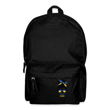 Soutenez l’Ukraine, la paix et non la guerre - Sac à dos - noir - Devant